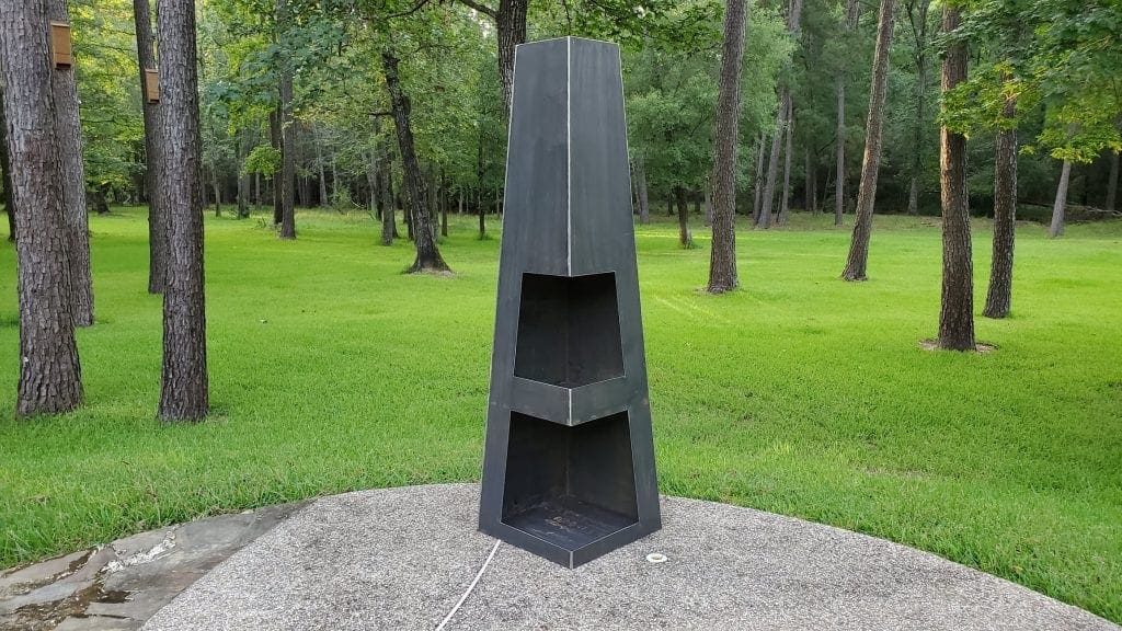 7 Foot Tall Elegant Modern Chiminea