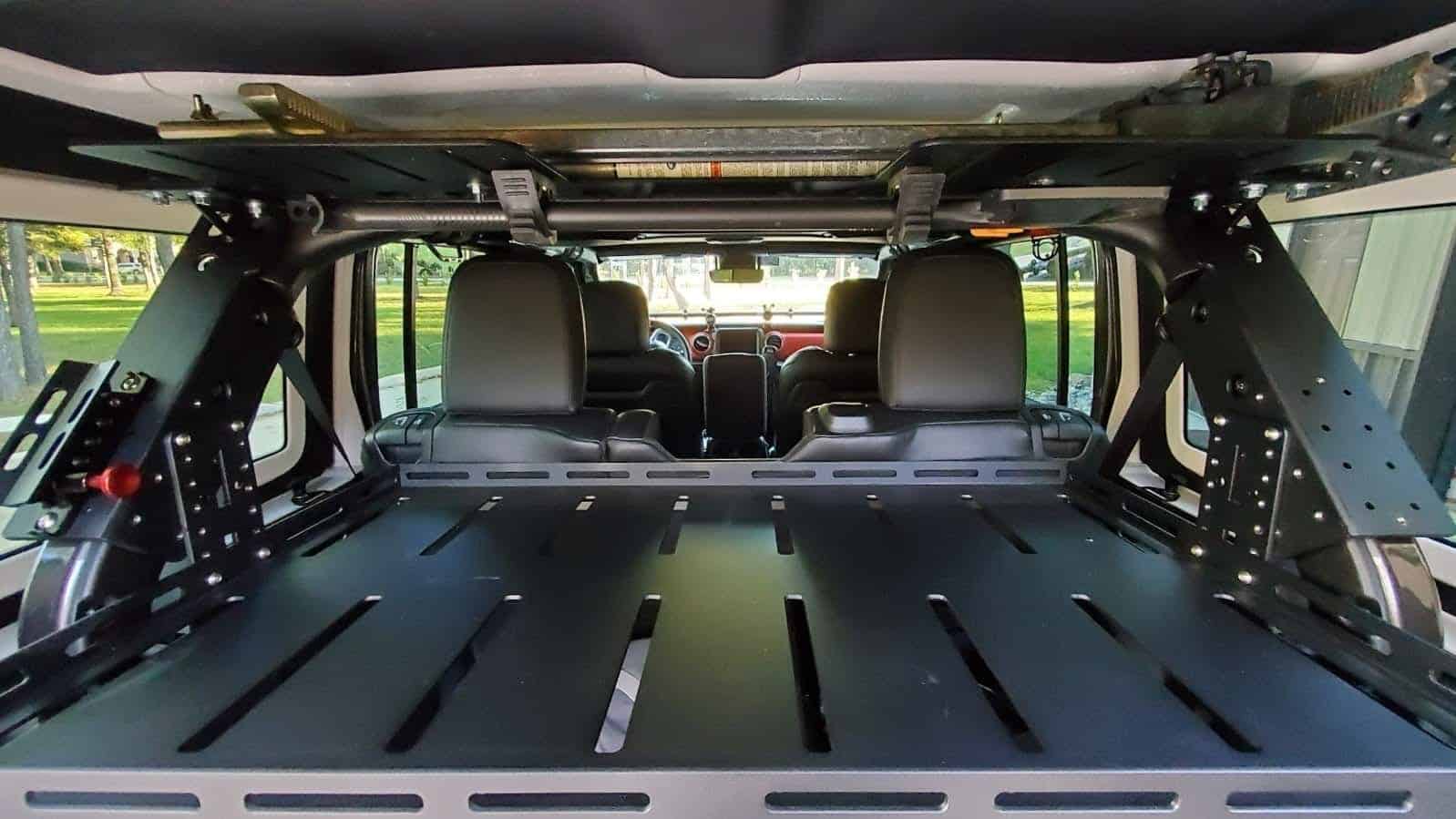 Jeep Wrangler JL Accessory Mounting Shelf Texas Metal Works