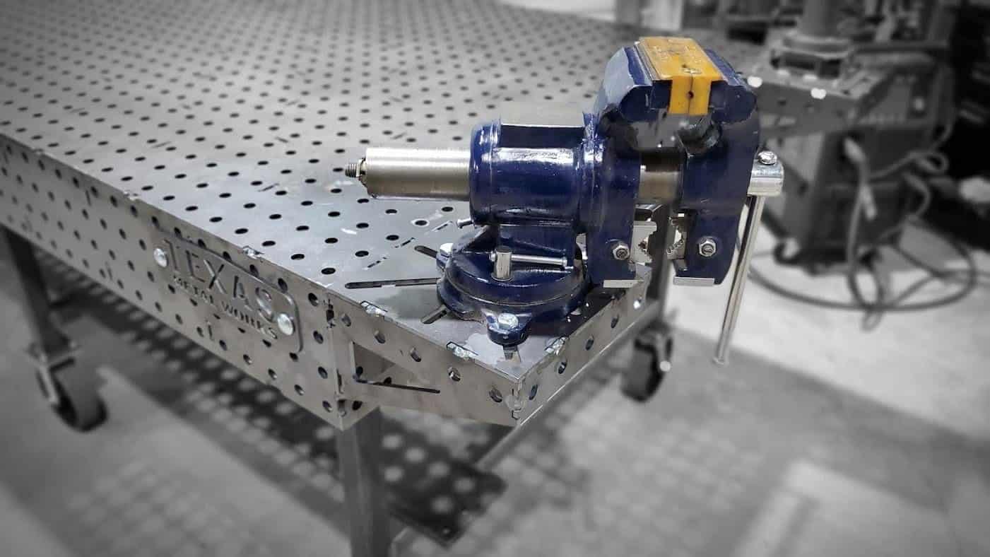 Welding Table 10" X 10" Vise Mount Texas Metal Works
